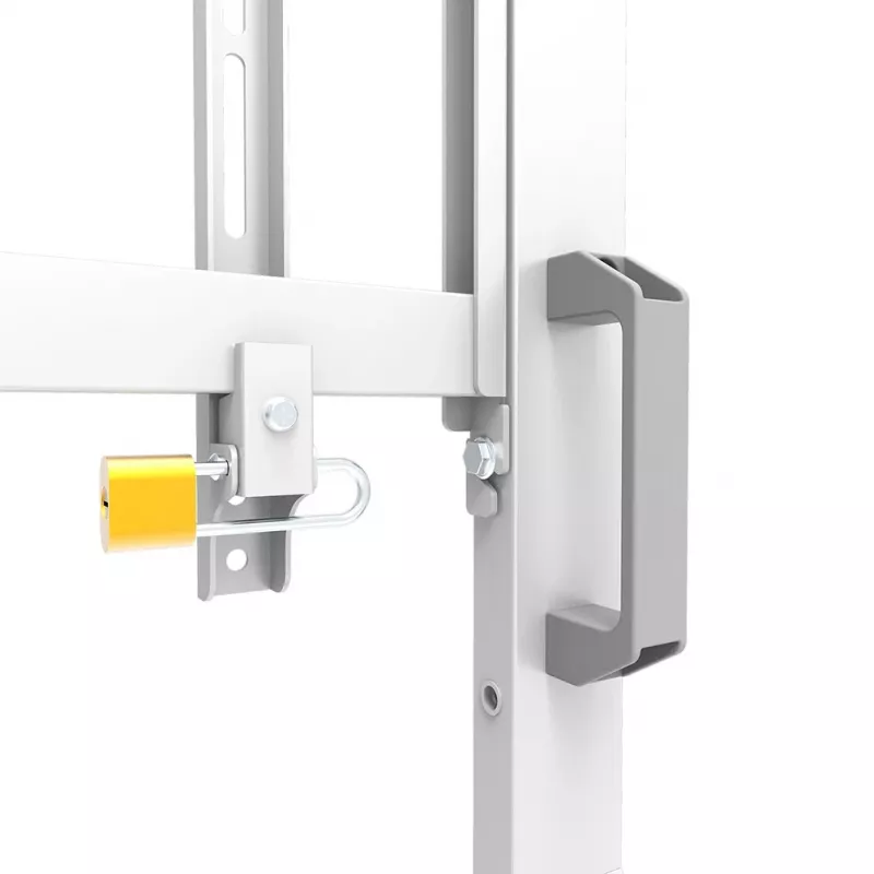 Neomounts FL50-575WH1 TV ratiņi 65-115 collas - ātra uzstādīšana - TÜV