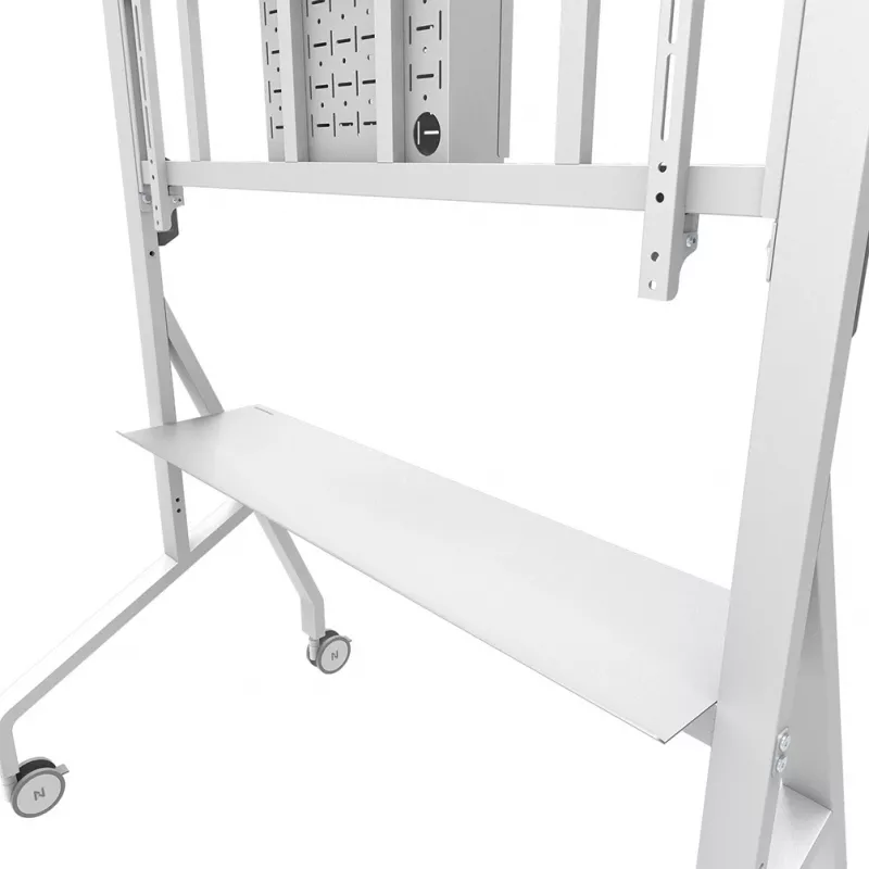 Neomounts FL50-575WH1 TV ratiņi 65-115 collas - ātra uzstādīšana - TÜV