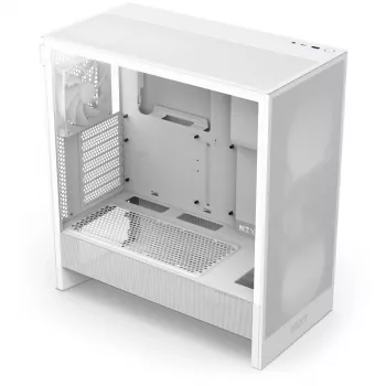 NZXT CPU Chassis H7 Flow 2024 Mid Tower Airflow ATX White