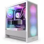 NZXT CPU korpuss H7 Flow 2024 RGB Mid Tower Airflow ATX balts