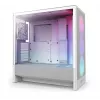 NZXT CPU korpuss H7 Flow 2024 RGB Mid Tower Airflow ATX balts
