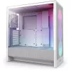 NZXT CPU korpuss H7 Flow 2024 RGB Mid Tower Airflow ATX balts