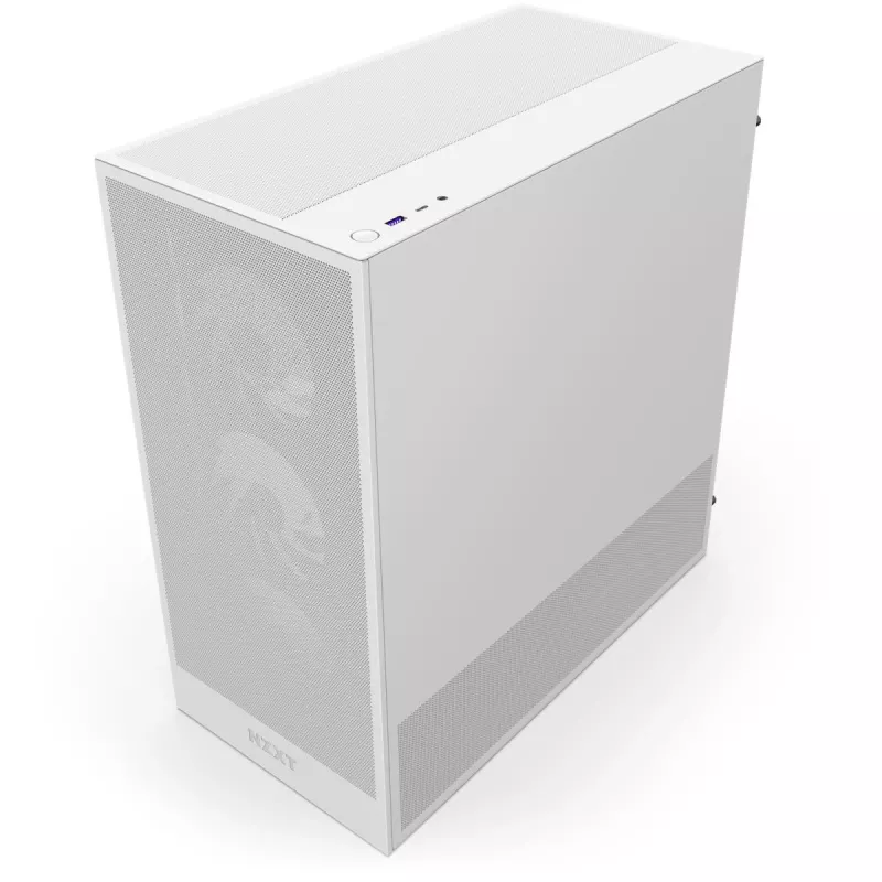 NZXT CPU korpuss H7 Flow 2024 RGB Mid Tower Airflow ATX balts