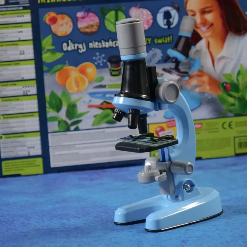 Izglītojošais mikroskops Liscianigiochi Im A Genius 304-PL97388 — bērnu optiskais komplekts ar palielinājumu mācībām