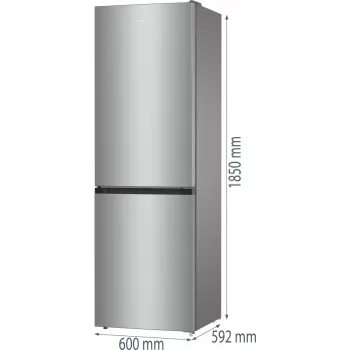 Gorenje NRK61CS2XL4 brīvstāvošs 300 L pelēks