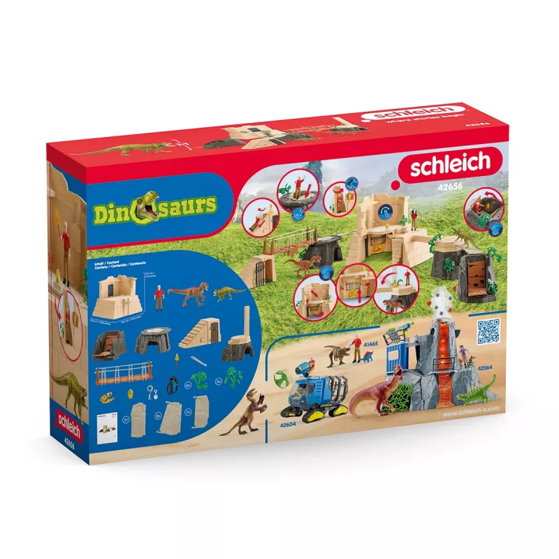 Action/Adventure Schleich Conquest of the Dino Temple Mega Set Multicolour