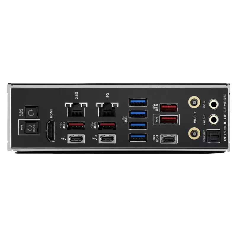 Mātesplate ASUS ROG MAXIMUS Z890 HERO — Intel Z890, LGA 1851, ATX, DDR5, 4 DIMM, 6x M.2, Wi‑Fi 7, 2.5Gb LAN
