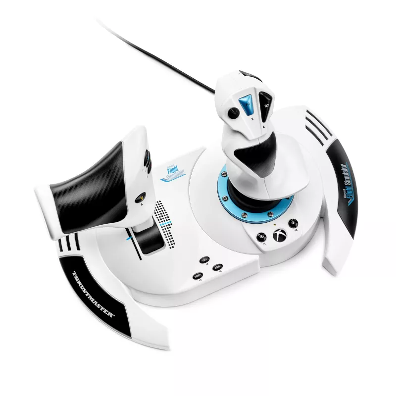Kursorsviru Thrustmaster T.Flight Hotas One Microsoft Flight Simulator Edition USB Melna Balta