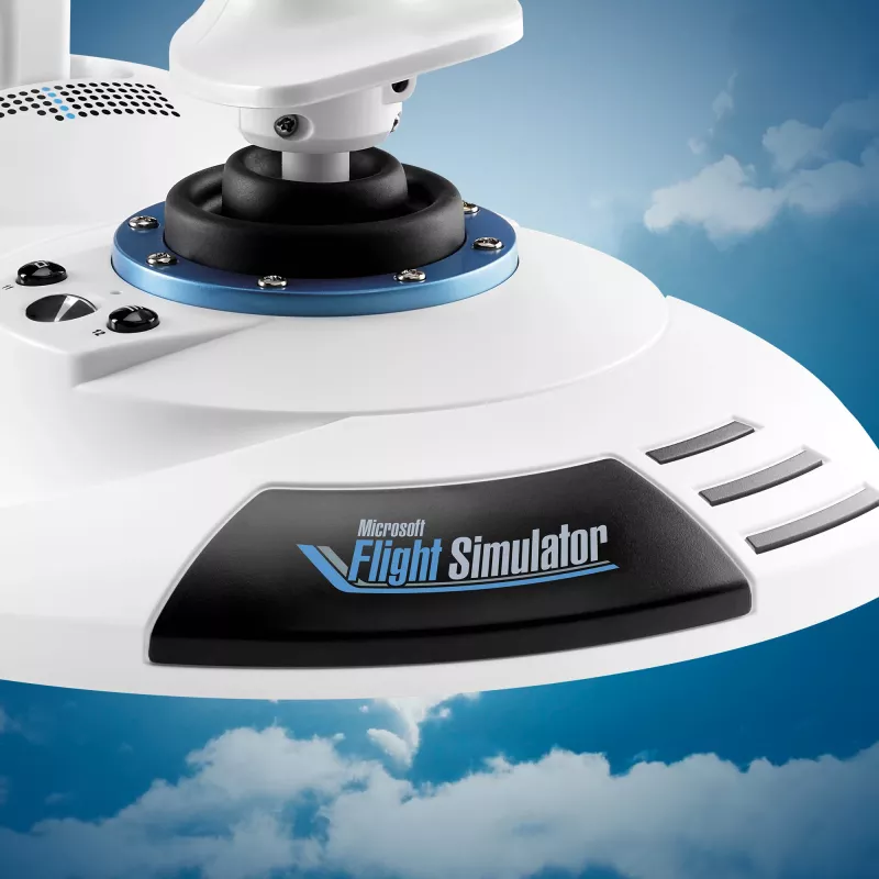 Kursorsviru Thrustmaster T.Flight Hotas One Microsoft Flight Simulator Edition USB Melna Balta