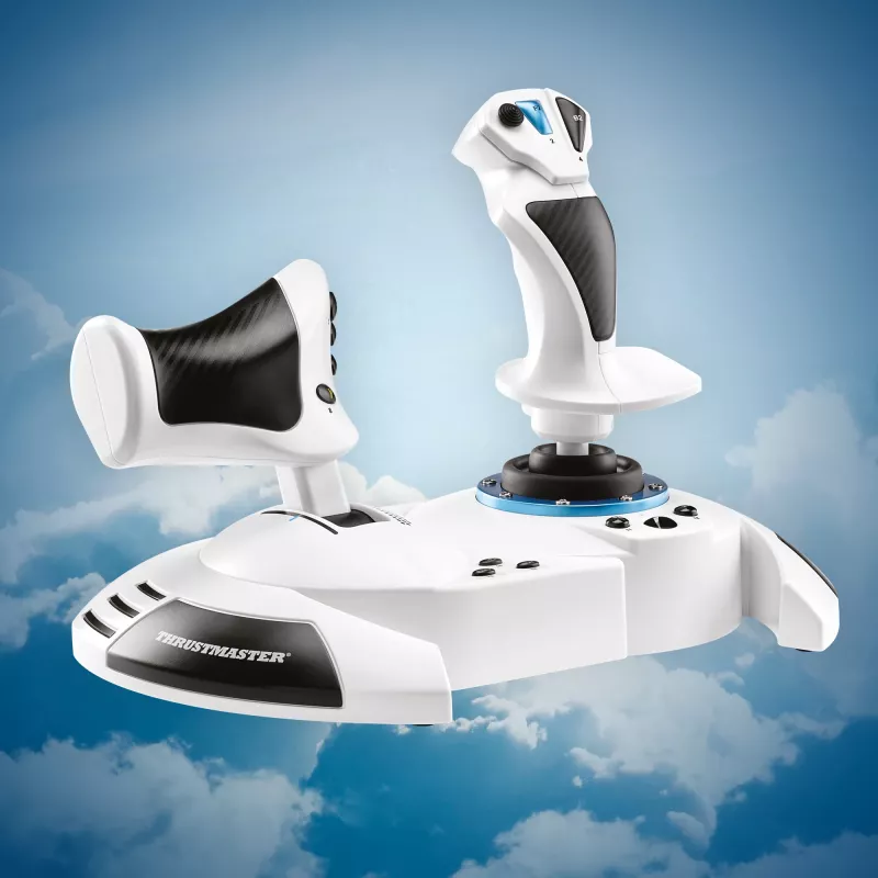 Kursorsviru Thrustmaster T.Flight Hotas One Microsoft Flight Simulator Edition USB Melna Balta