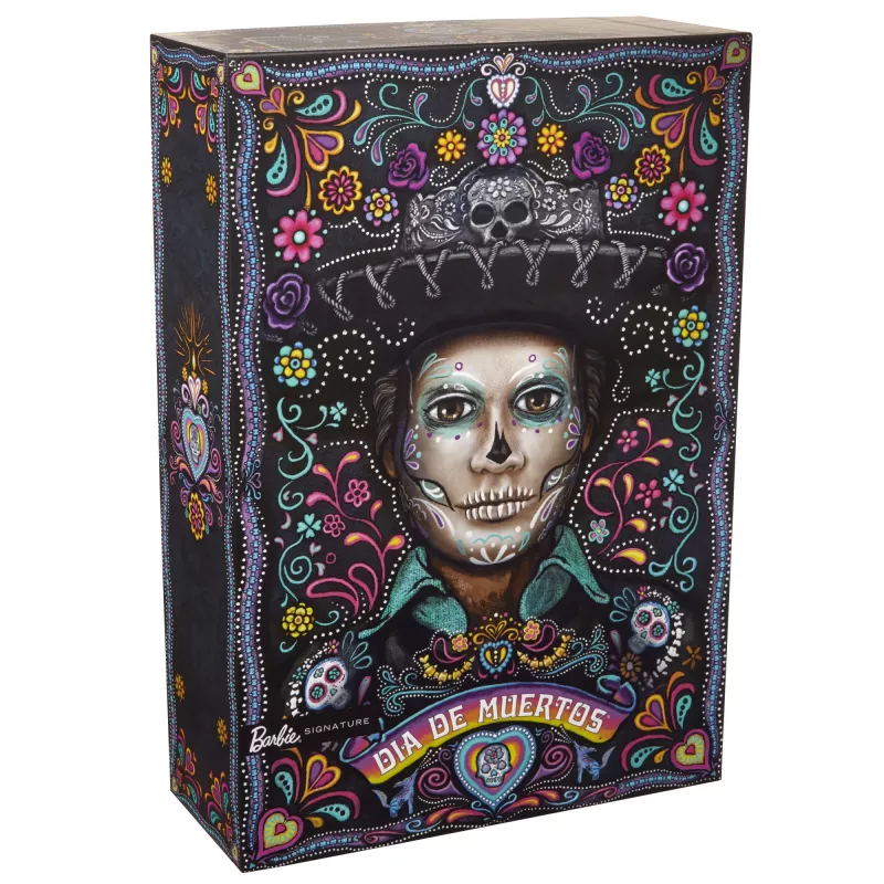 Modes lelle Mattel Barbie Ken Dia de Muertos Daudzkrāsaina 3+