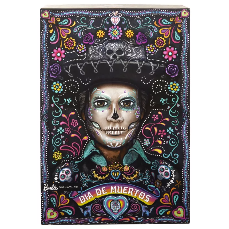 Modes lelle Mattel Barbie Ken Dia de Muertos Daudzkrāsaina 3+