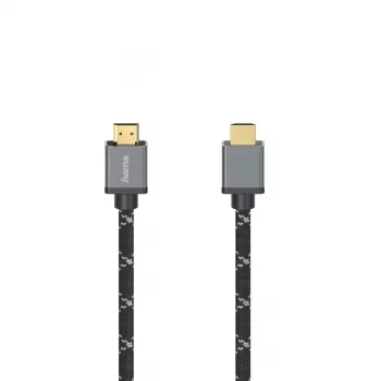 Hama 00205240 HDMI kabelis 3 m HDMI Type A (Standard) Melns, Pelēks