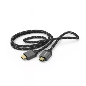 Hama 00205240 HDMI kabelis 3 m HDMI Type A (Standard) Melns, Pelēks