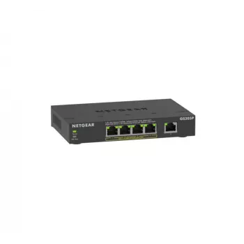 NETGEAR GS305Pv3 Nevadāms Gigabit Ethernet (10/100/1000) Power over Ethernet (PoE) Melns