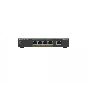 NETGEAR GS305Pv3 Nevadāms Gigabit Ethernet (10/100/1000) Power over Ethernet (PoE) Melns