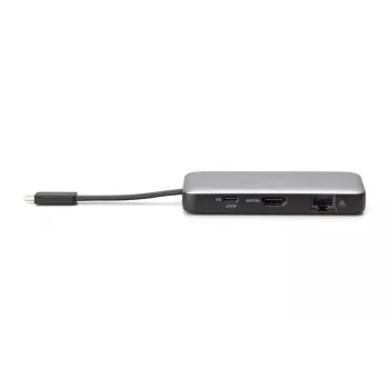 DIGITUS USB-C ceļojumu dokstacija, 7 porti - HDMI / 2x USB-A 3.2 Gen 1 / GbE / SD / MicroSD - 100 W USB-C strāvas padeve