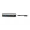 DIGITUS USB-C ceļojumu dokstacija, 7 porti - HDMI / 2x USB-A 3.2 Gen 1 / GbE / SD / MicroSD - 100 W USB-C strāvas padeve