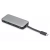 DIGITUS USB-C ceļojumu dokstacija, 7 porti - HDMI / 2x USB-A 3.2 Gen 1 / GbE / SD / MicroSD - 100 W USB-C strāvas padeve