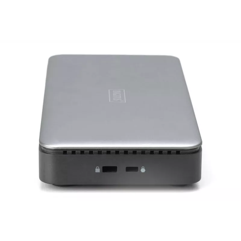 DIGITUS USB-C dokstacija, 11 pieslēgvietas – 2x HDMI / DP / 2x USB-A 3.2 Gen 2 / USB-C 3.2 Gen 2 / GbE / SD / MicroSD / DC ligzda – 150 vati maks. / 3,5 mm