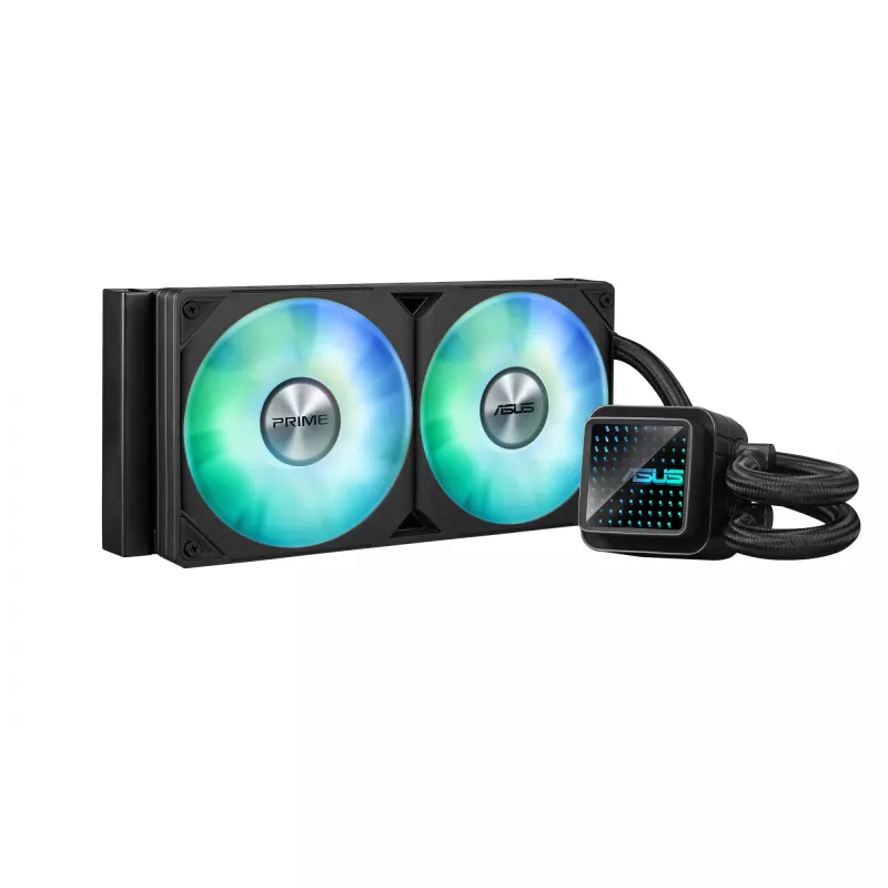 ASUS Prime LC 240 ARGB datora korpusa universāls šķidruma dzesētājs 12 cm melns
