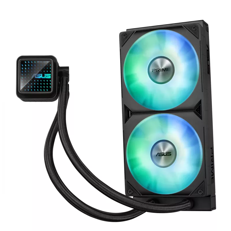 ASUS Prime LC 240 ARGB datora korpusa universāls šķidruma dzesētājs 12 cm melns