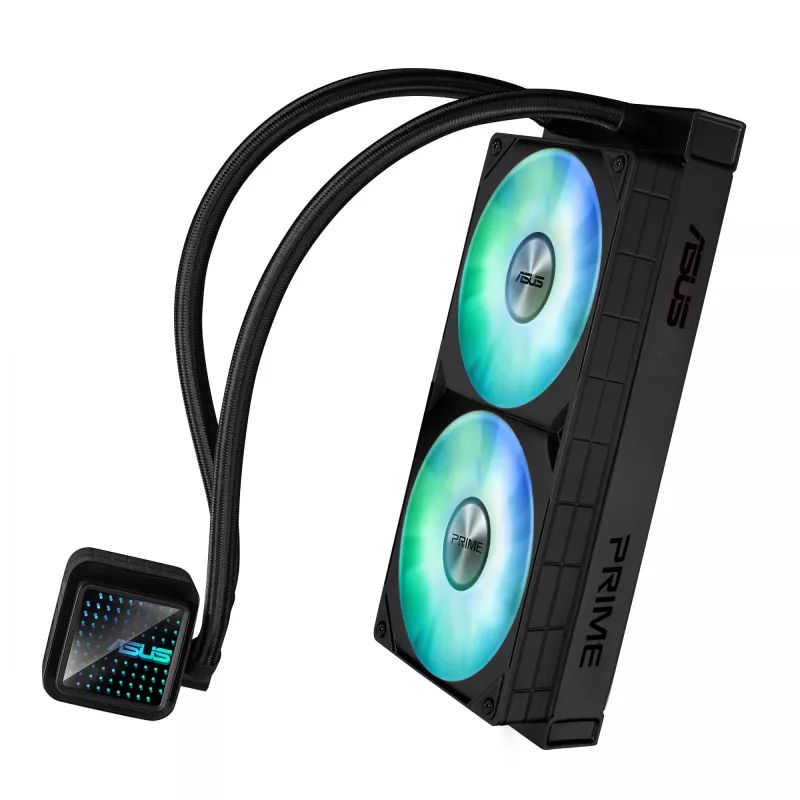 ASUS Prime LC 240 ARGB datora korpusa universāls šķidruma dzesētājs 12 cm melns