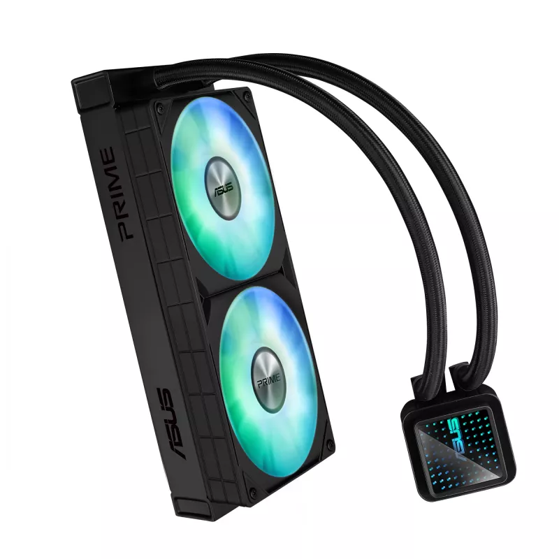 ASUS Prime LC 240 ARGB datora korpusa universāls šķidruma dzesētājs 12 cm melns