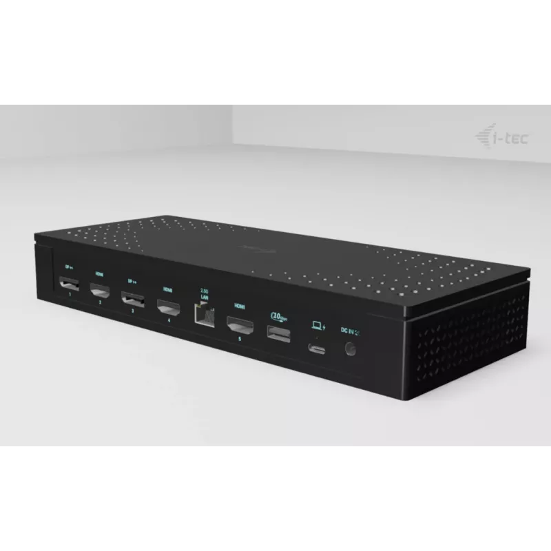 i-tec Universal 5x 4K/60Hz Displeja dokstacija + Power Delivery 100W