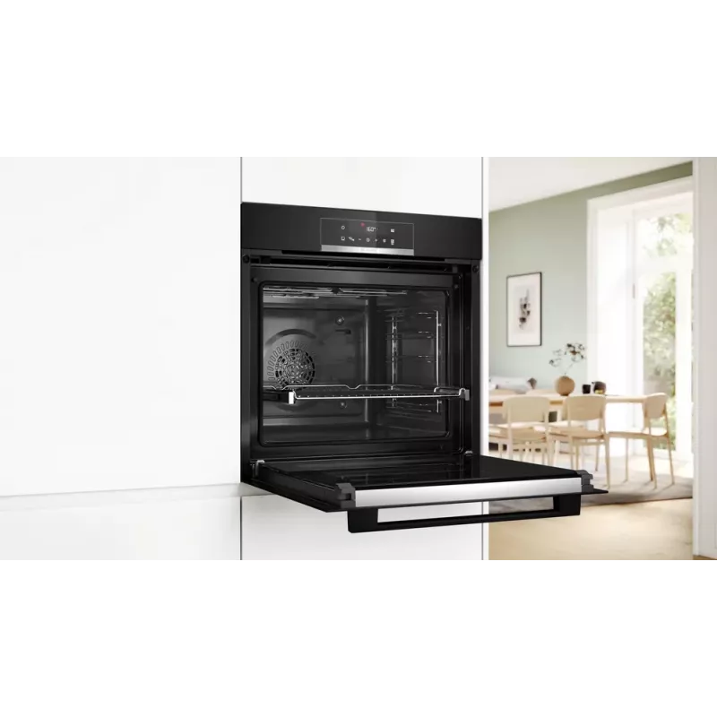 Bosch Serie 4 HQG572EB3 krāsns 71 L melna