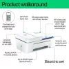 HP DeskJet 4230e Bezvadu Daudzfunkciju Krāsu Printeris, Instant Ink; Kopētājs, Skenētājs