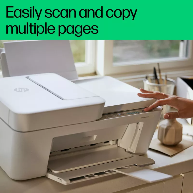 HP DeskJet 4230e Bezvadu Daudzfunkciju Krāsu Printeris, Instant Ink; Kopētājs, Skenētājs