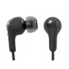 Vadu intraaurālā austiņu sistēma JVC HA-FR9UC ar USB-C, 9,2 mm draiveriem, 5–22000 Hz, rindas mikrofonu un vadību, 1,2 m kabeli, melnā krāsā