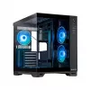 Chieftec Visio GM-30B-TG-OP melns rūdīts stikls x 2 Cube Melns