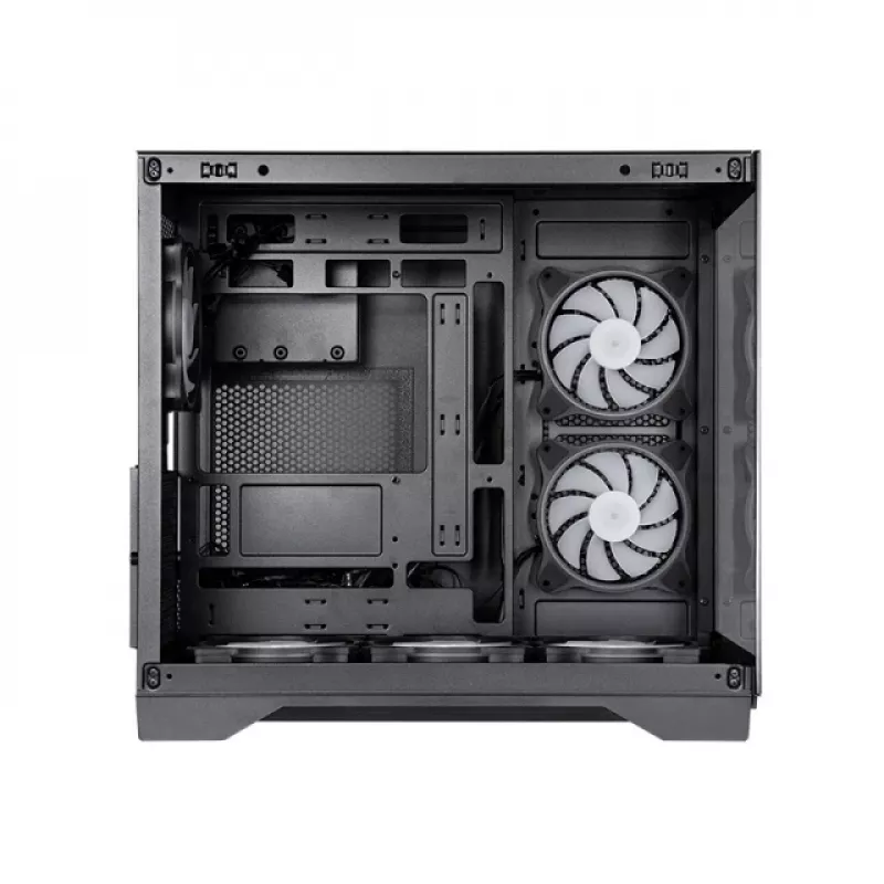 Chieftec Visio GM-30B-TG-OP melns rūdīts stikls x 2 Cube Melns