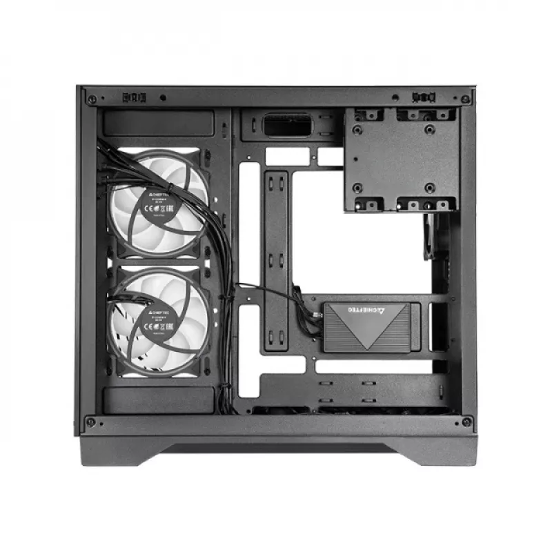 Chieftec Visio GM-30B-TG-OP melns rūdīts stikls x 2 Cube Melns