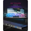 ICY BOX 11-in-1 via USB Type-C, vadu, USB 3.2 Gen 1 (3.1 Gen 1) Type-C, 100 W, 3.5 mm, 10,100,1000 Mbit/s, antracīta, melns