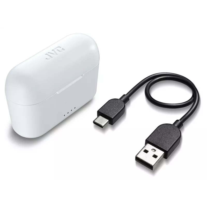 JVC TWS Stix balta, True Wireless Stereo (TWS), Zvani/Mūzika, 20 - 20000 Hz, 8.2 g, Austiņas, Balta
