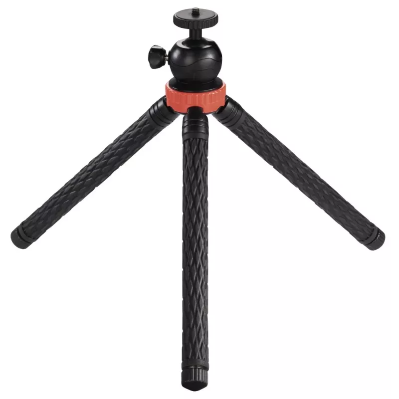 Hama Traveller Pro statīvs viedtālrunim/darbības kamerai 3 kājas(-u) melns, sarkans