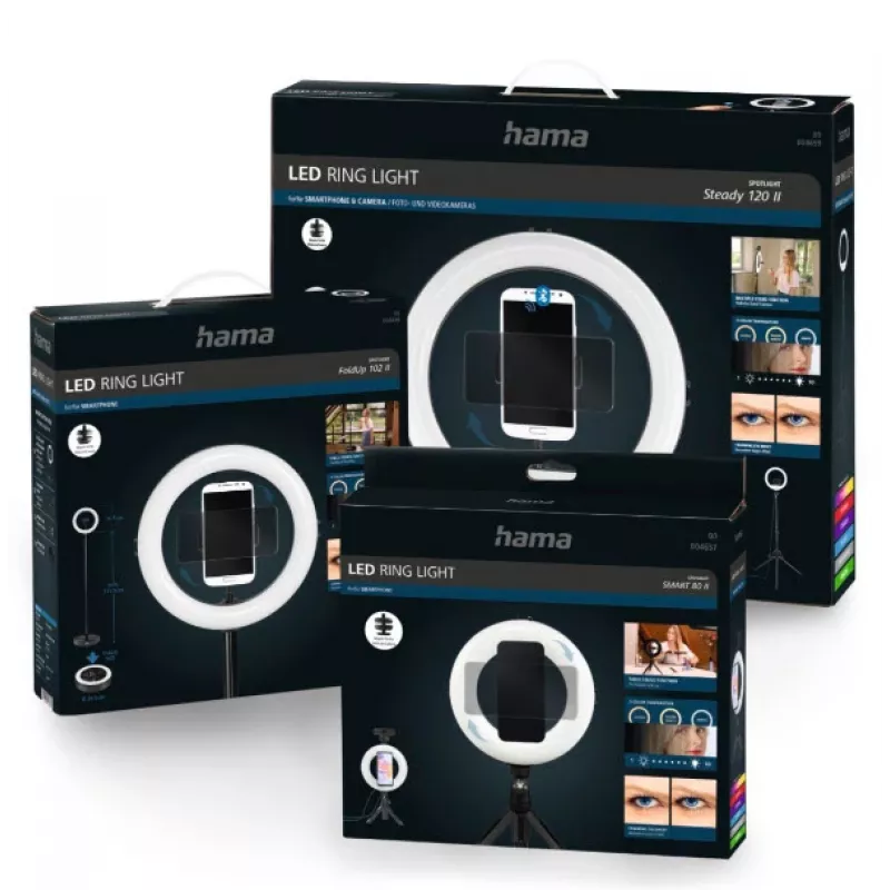 Hama SpotLight Smart 80 II apgaismojuma gredzens 96 LED