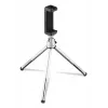 Hama Fancy 2in1 Mini statīvs mobilajam tālrunim un kamerai (¼), ceļojumu statīvs, 16cm, sudraba