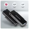 Axagon ADSA-FPX USB-C 10Gbps FAST PORT X adapteris 2,5 collu/3,5 collu SSD/HDD