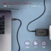 Axagon BUCM32-CM05AB SPEED+ USB-C <> USB 20Gbps/100W kabelis 0,5 m