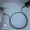 Axagon BUCM32-CM05AB SPEED+ USB-C <> USB 20Gbps/100W kabelis 0,5 m
