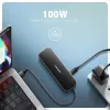 Axagon HMC-6GLN USB 5Gbps centrmezgls, 2x USB-A, USB-C, HDMI 4k/60Hz, RJ-45, PD 100W, USB-C kabelis