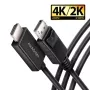 Axagon RVD-HI20C2 DisplayPort -> HDMI 2.0b kabelis 1.8m, 4K/60Hz