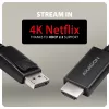 Axagon RVD-HI20C2 DisplayPort -> HDMI 2.0b kabelis 1.8m, 4K/60Hz