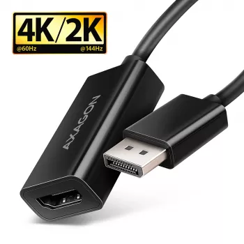 Axagon RVD-HI20N DisplayPort -> HDMI 2.0b adapteris, 4K/60Hz