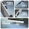 Axagon HMC-H3A USB 5Gbps centrmezgls, 3x USB-A, HDMI 4k/30Hz, 15 cm USB-C kabelis