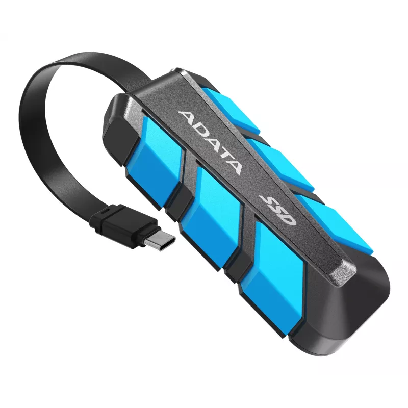 ADATA SC740 1 TB USB Type-C 3.2 Gen 2 (3.1 Gen 2) Melns, Blue